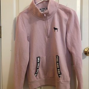 Blush Pink Quarter Zip
